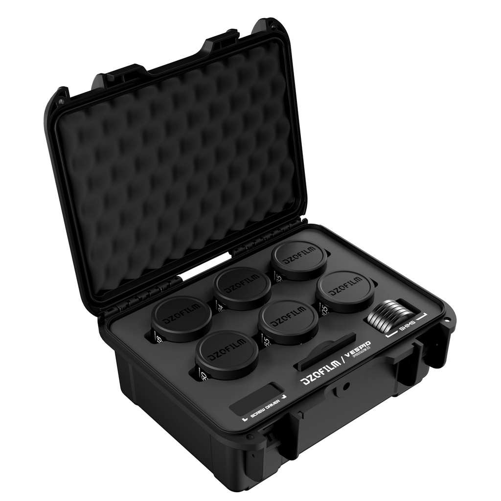 DZOFILM Vespid Prime 2 6-Lens Kit (18/24/35/50/85/105 T1.9) metric