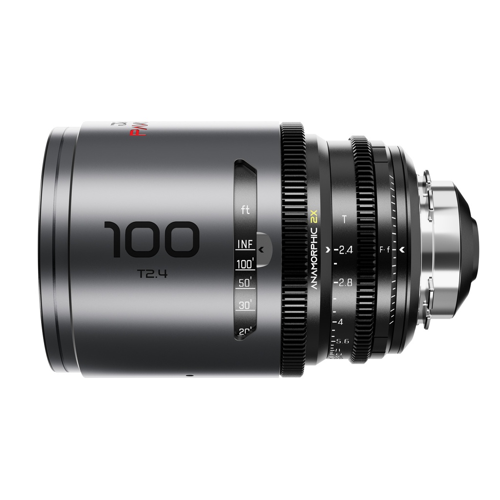 DZOFILM Pavo 2x Anamorphic 100mm T2.4 for PL/EF Mount (S35) imperial - Neutral Coating