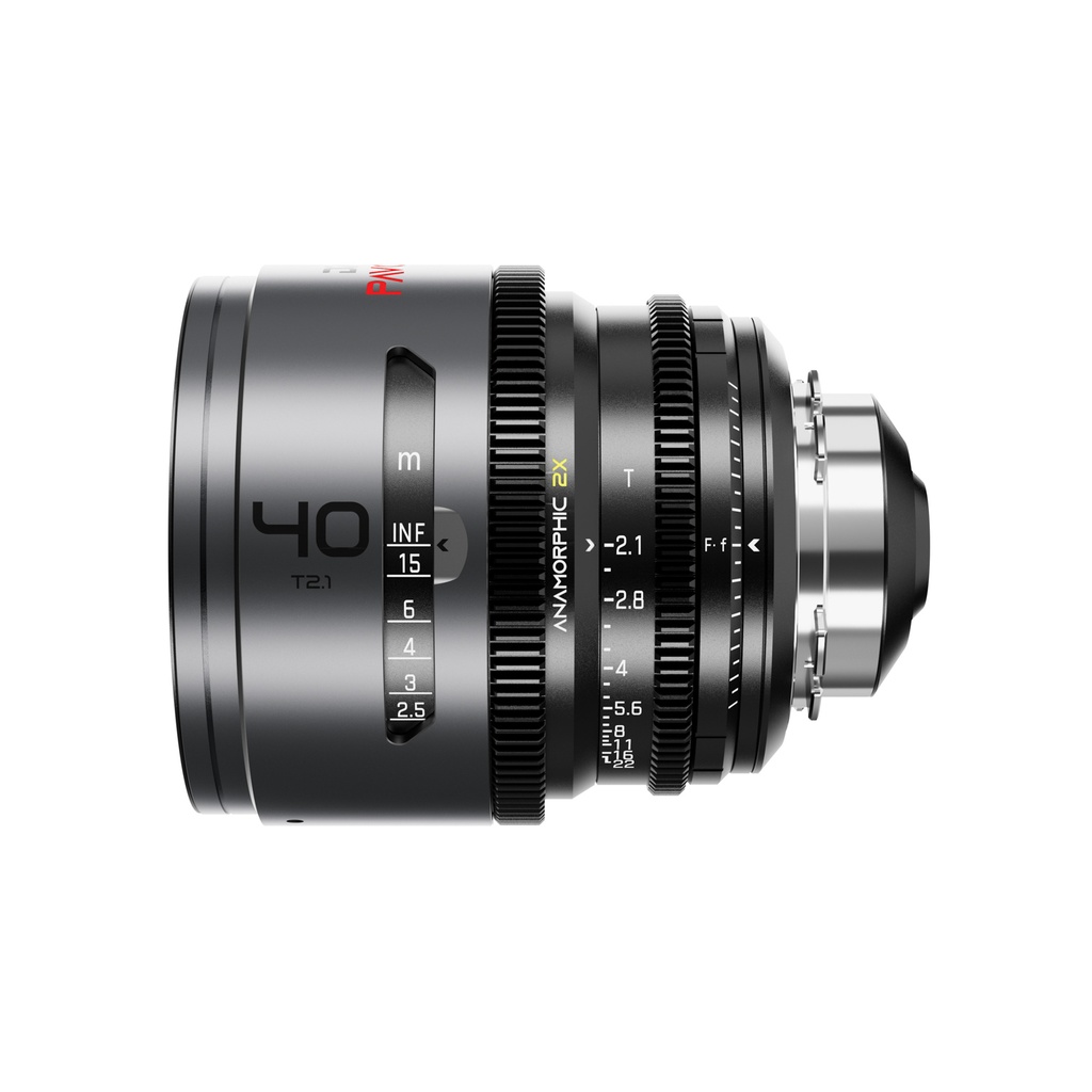 DZOFILM Pavo 2x Anamorphic 40mm T2.1 for PL/EF Mount (S35) metric - Neutral Coating