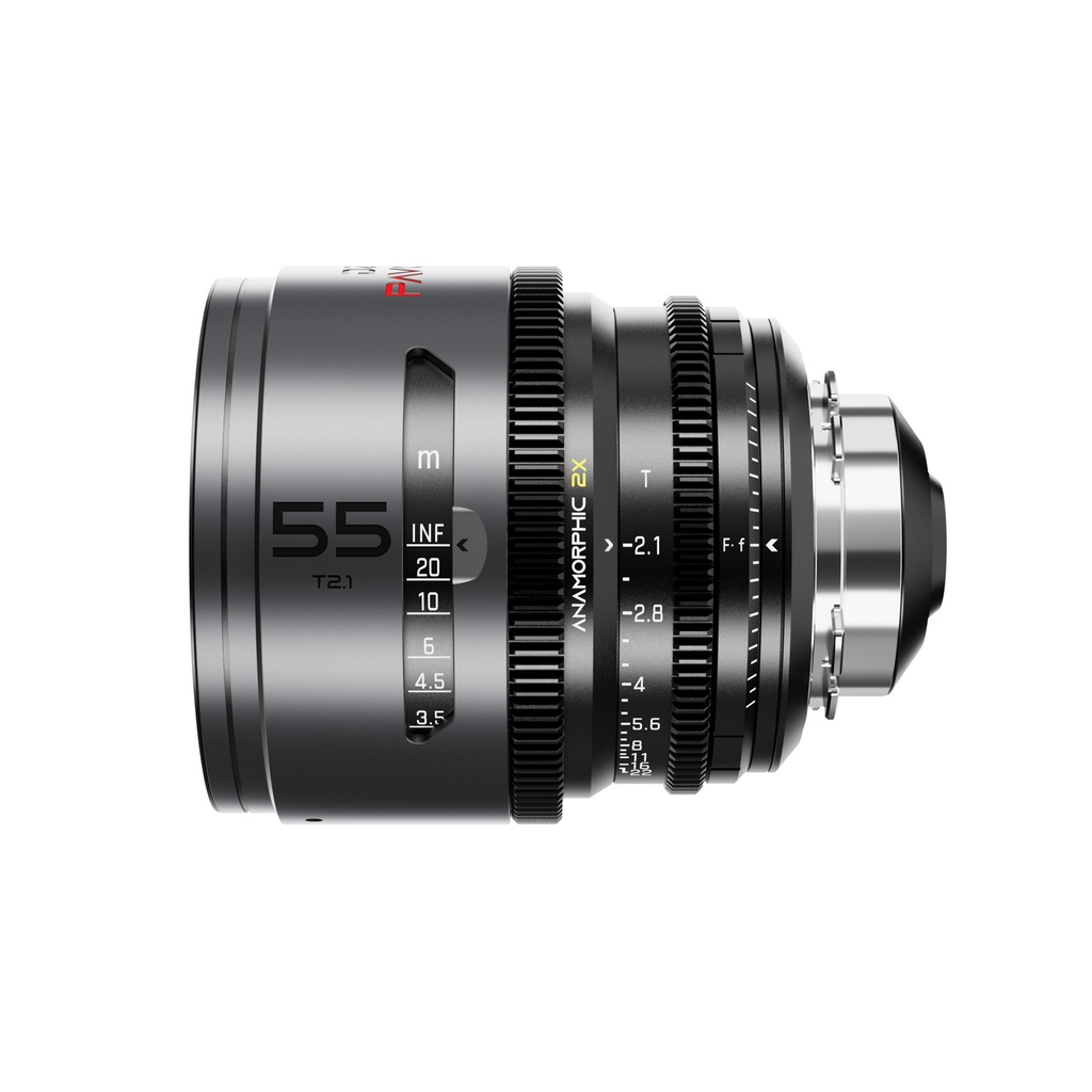 DZOFILM Pavo 2x Anamorphic 55mm T2.1 for PL/EF Mount (S35) metric - Neutral Coating