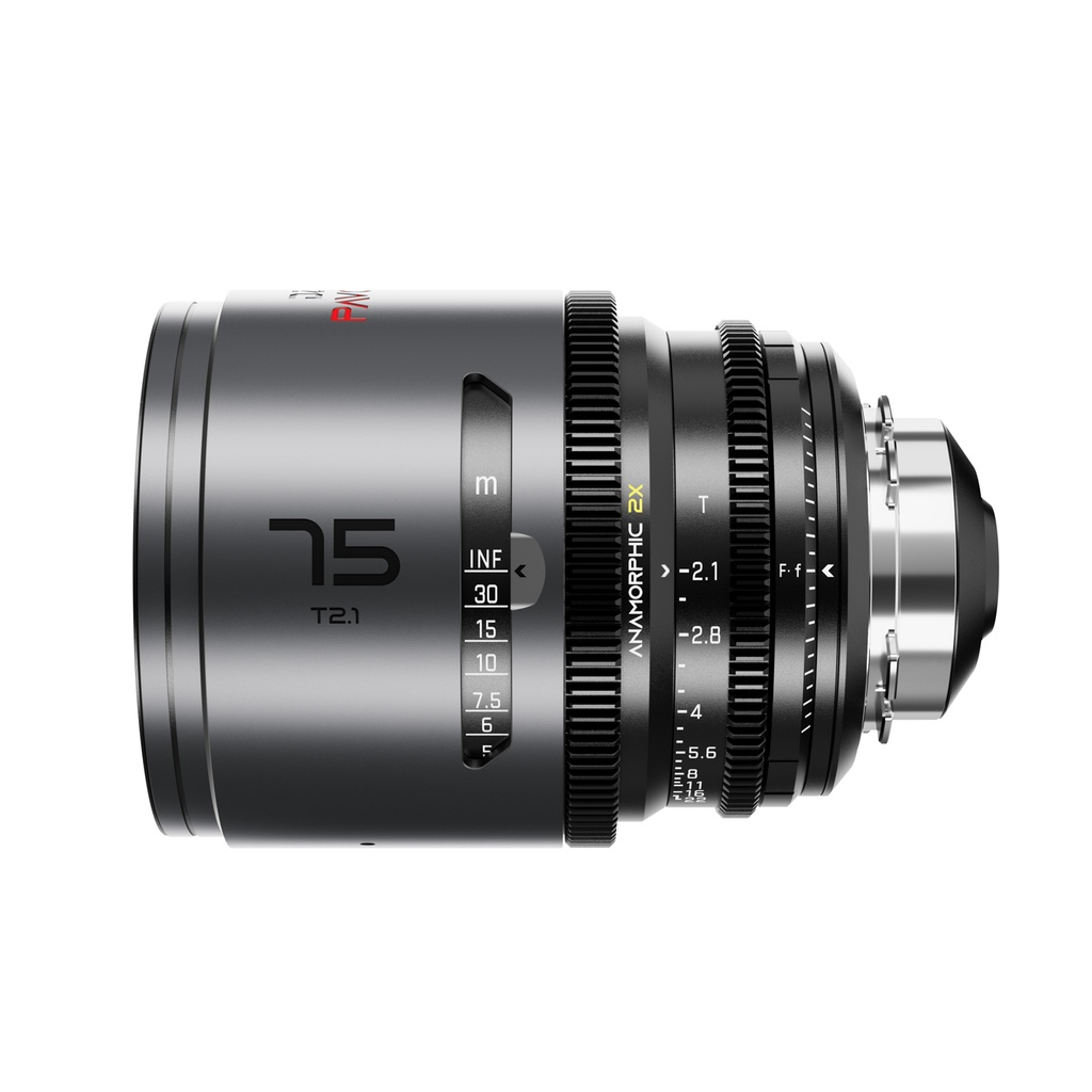 DZOFILM Pavo 2x Anamorphic 75mm T2.1 for PL/EF Mount (S35) metric - Neutral Coating