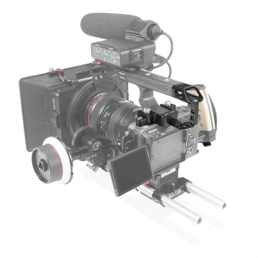 SHAPE Sony FX3/FX30 Handle Extension Rig Noise cancelling solution