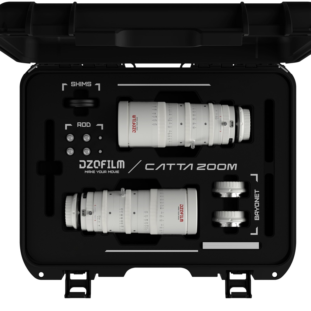 DZOFILM Catta Zoom 2-Lens Kit (18-35/70-135 T2.9) White