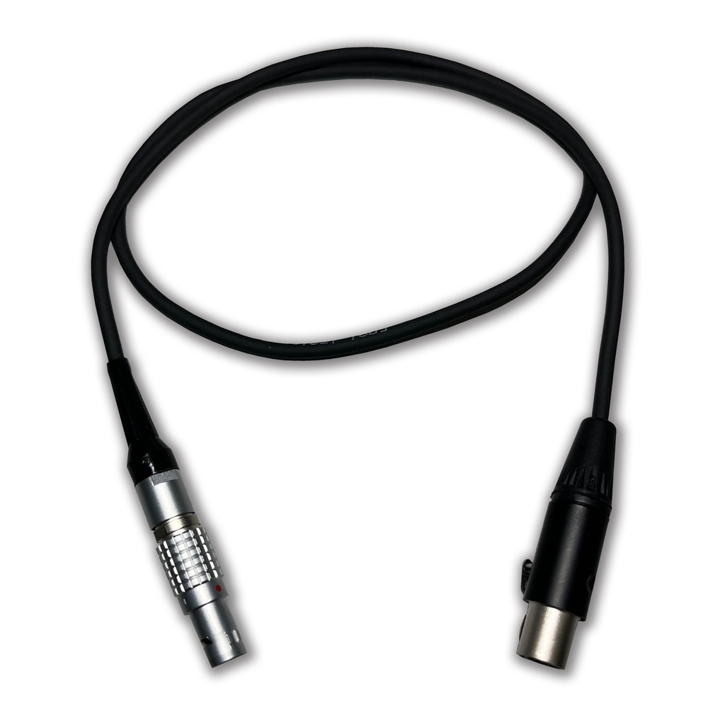 BEACHTEK 5-PIN FEMALE MINI XLR TO 6-PIN MALE LEMO