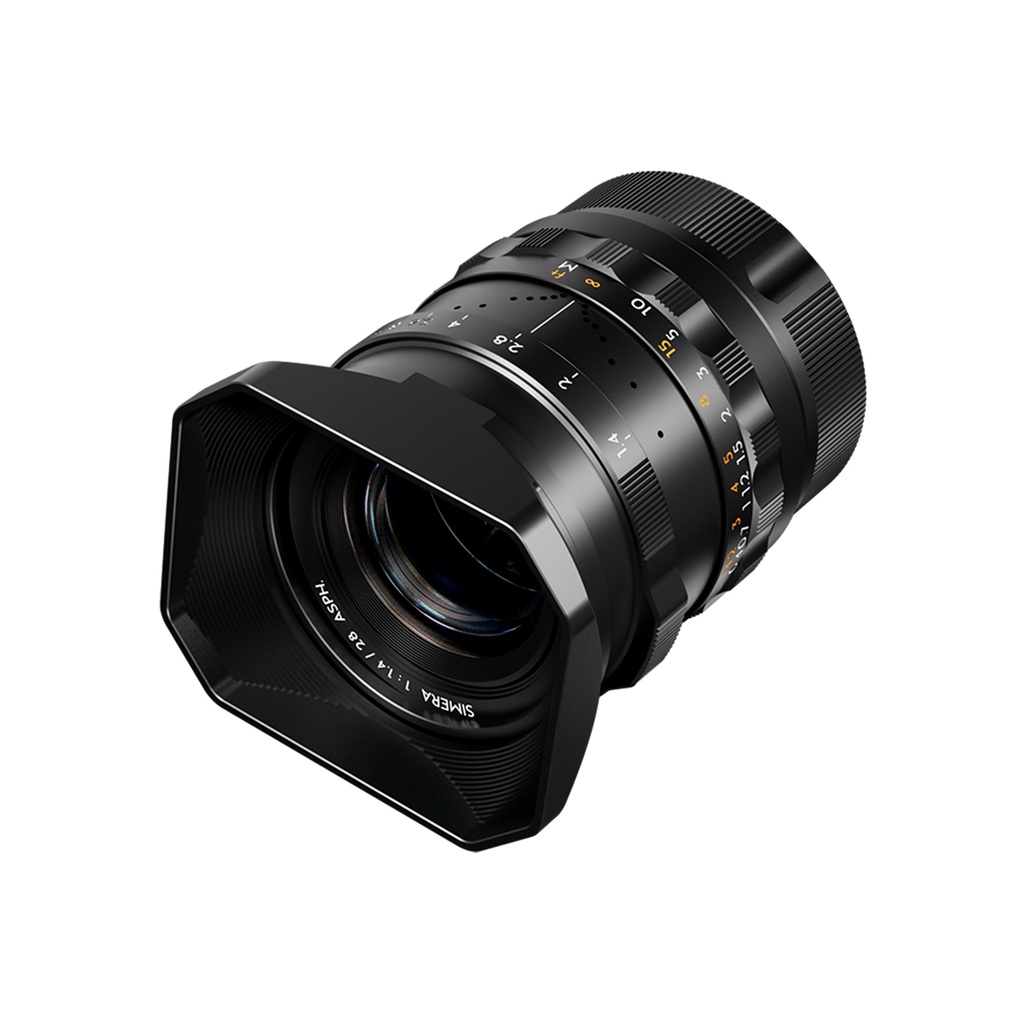 THYPOCH Full-frame Photography Lens Simera 28mm f1.4 for Leica M Mount - Black