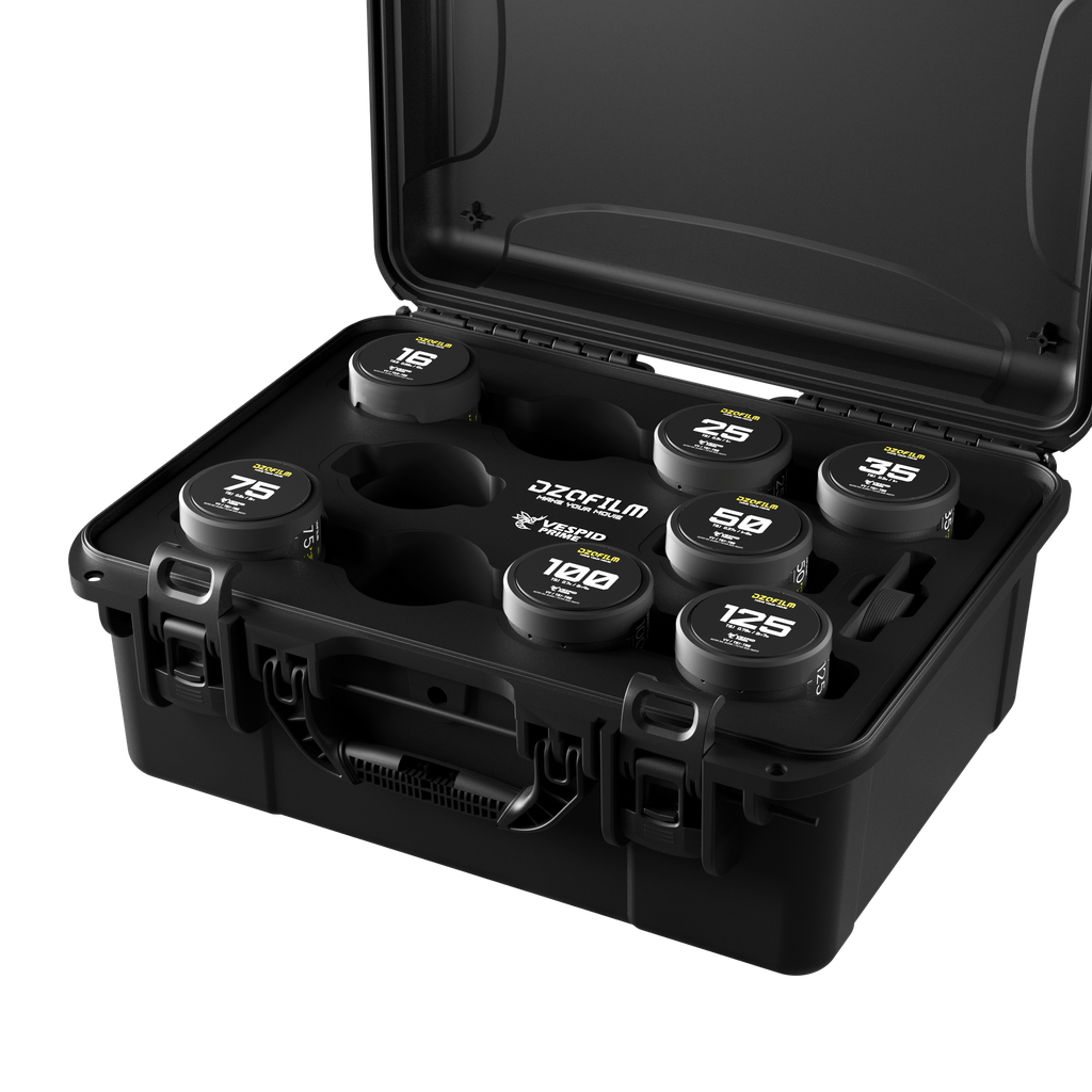 [DZO-VP7V2PL] DZOFILM Vespid Prime 7-Lens Kit (16 T2.8 + 25/35/50/75/100/125 T2.1)