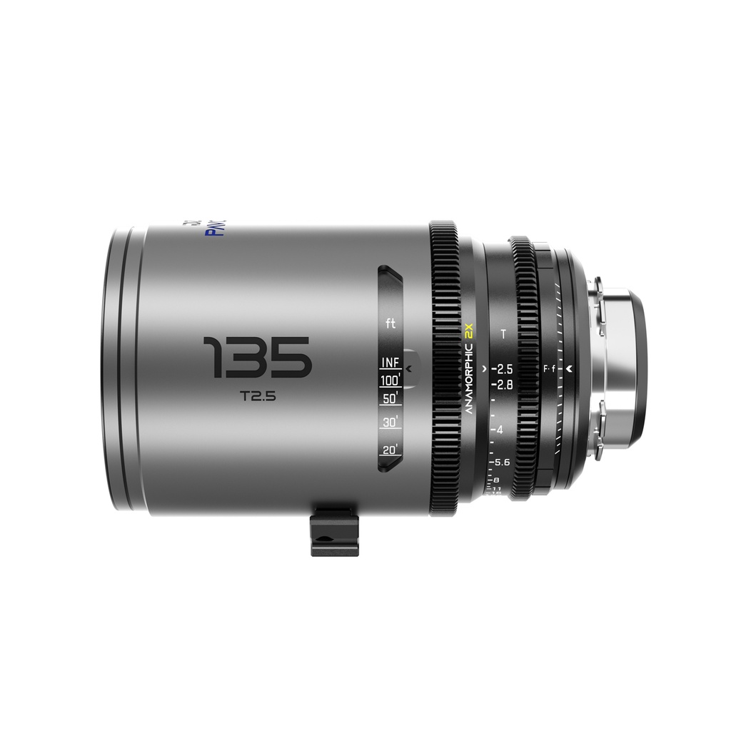 DZOFILM Pavo 2x anamorphic Prime 135mm T2.5 -Blue Coating- PL&EF mount (imperial)