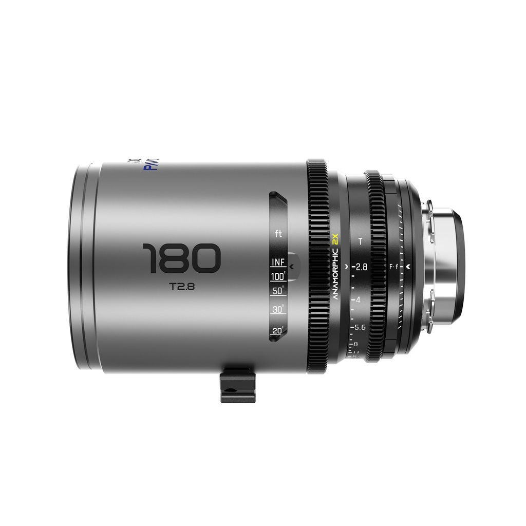 DZOFILM Pavo 2x anamorphic Prime 180mm T2.8 -Blue Coating- PL&EF mount (imperial)