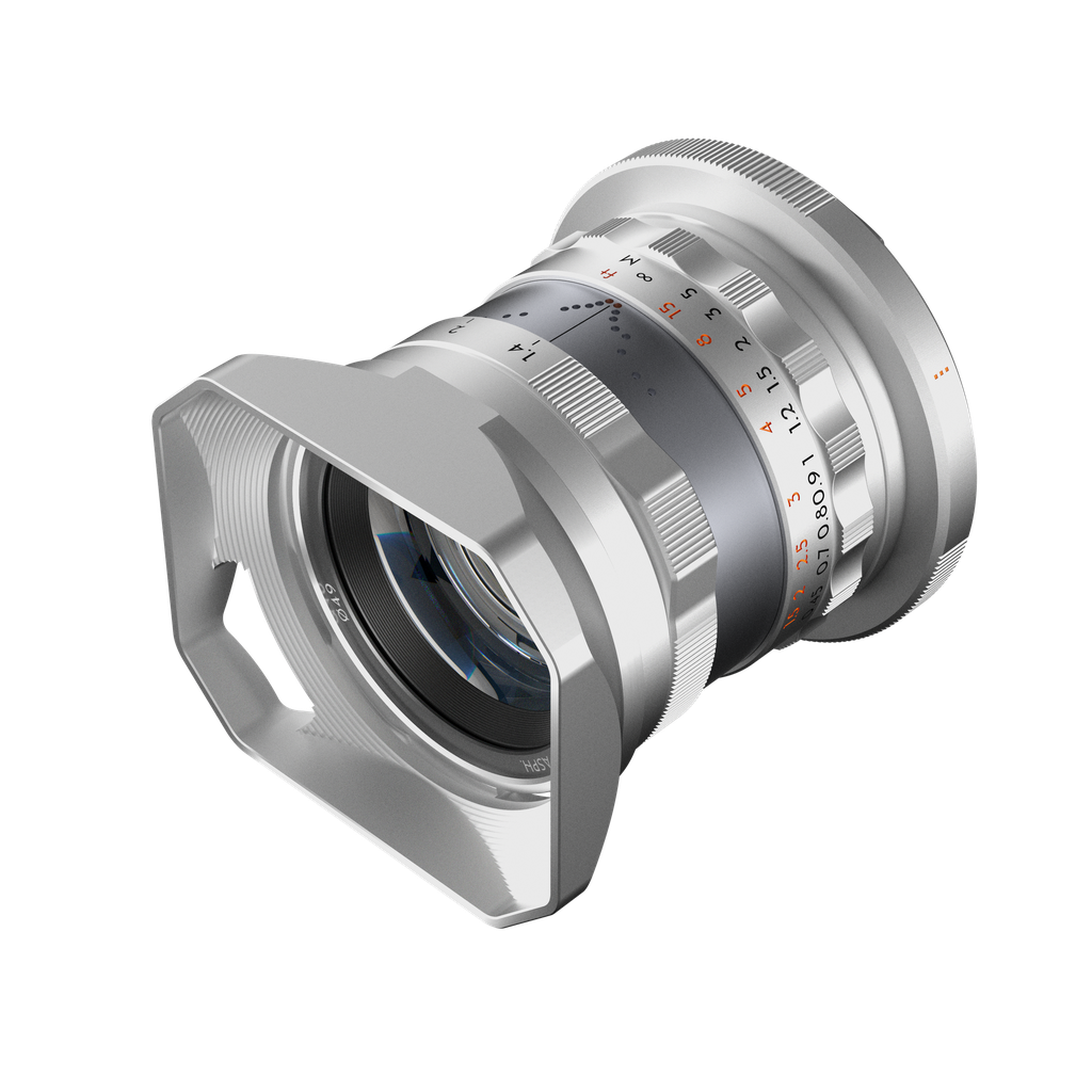 THYPOCH Full-frame Photography Lens Simera 35mm f1.4 for  Canon RF Mount - Silver
