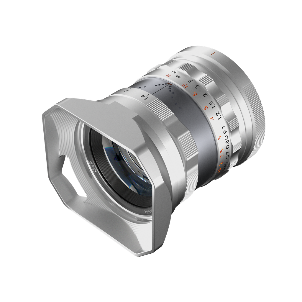 THYPOCH Full-frame Photography Lens Simera 35mm f1.4 for  Fujifilm X Mount - Silver