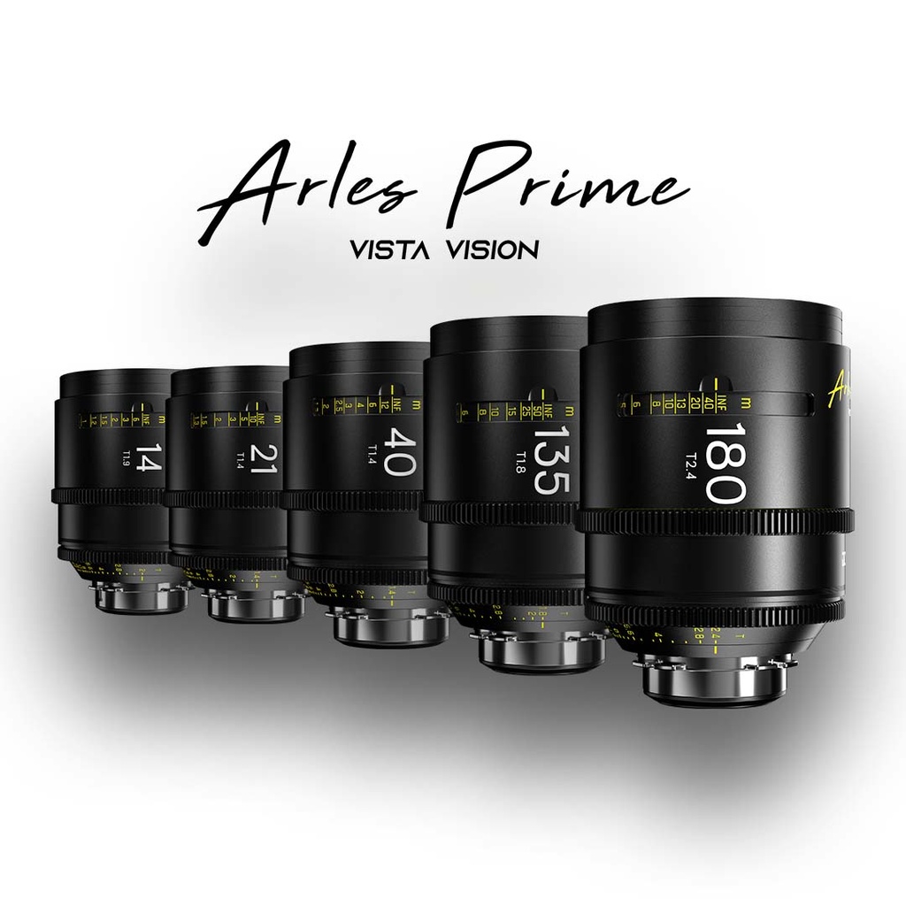 DZOFILM Arles 5-Lens Kit 14/21/40/135/180mm FF/VV Prime Cine Lens for PL (imperial)