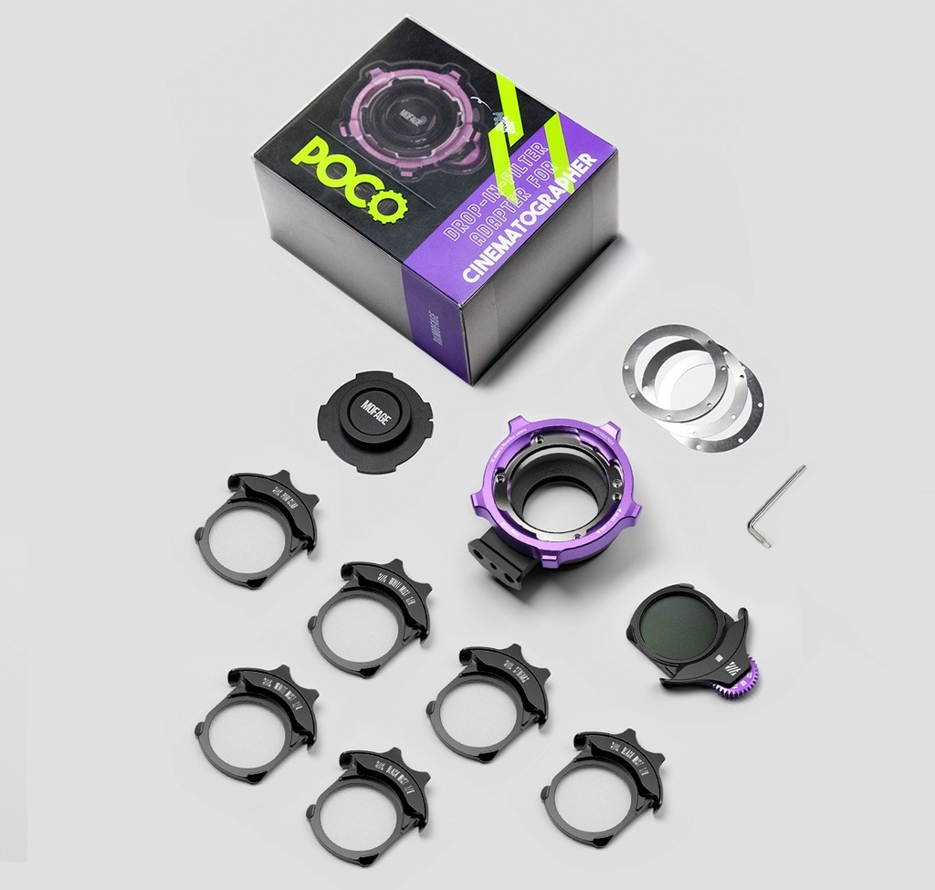 [MFPDFAKE] MOFAGE POCO Drop-In Filter Adapter Advanced Kit - E Mount