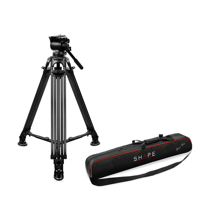SHAPE Freelance Heavy-Duty Tripod with Fluid Head