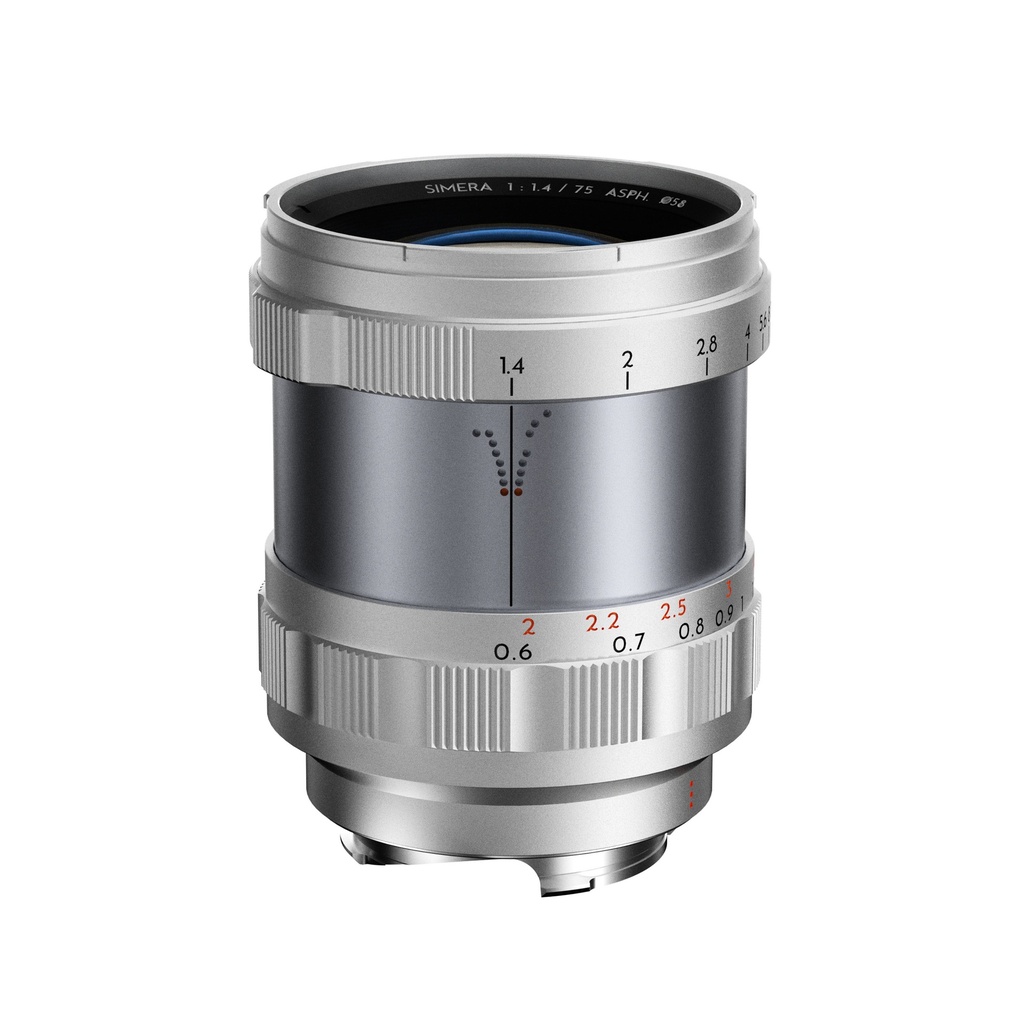 THYPOCH Full-frame Photography Lens Simera 75mm f1.4 for Leica M Mount - Silver