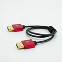 ZILR 8Kp60 1m / 3.3 ft (Full to Full) Hyper Thin Ultra High Speed HDMI Secure Cable with Ethernet 