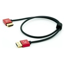 ZILR 8Kp60 50cm (Full to Right Angle Full) Hyper Thin High Speed HDMI Secure Cable with Ethernet 