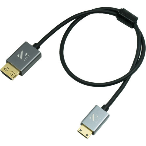 ZILR 4Kp60 50cm (Full to Mini) Hyper Thin Ultra High Speed HDMI Secure Cable Mini Connector