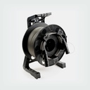 ZILR Cable Reel HDMI 8Kp60 50m (Directional Full to Full) Armored Fiber Optic Cable with Connect Caps on Production Reel