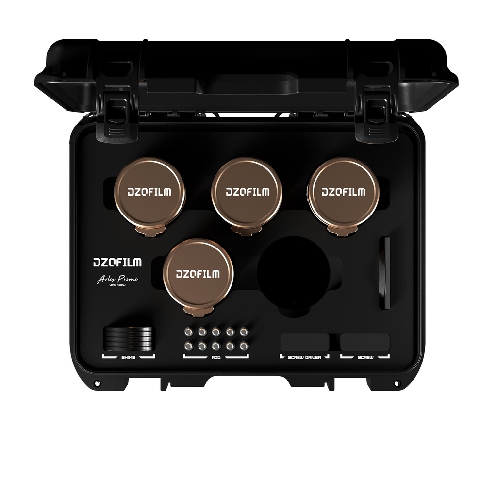 DZOFILM Arles Lustre 14/21/40/135/180mm T1.6 FF/VV Prime Cine Lens Kit for PL (metric)