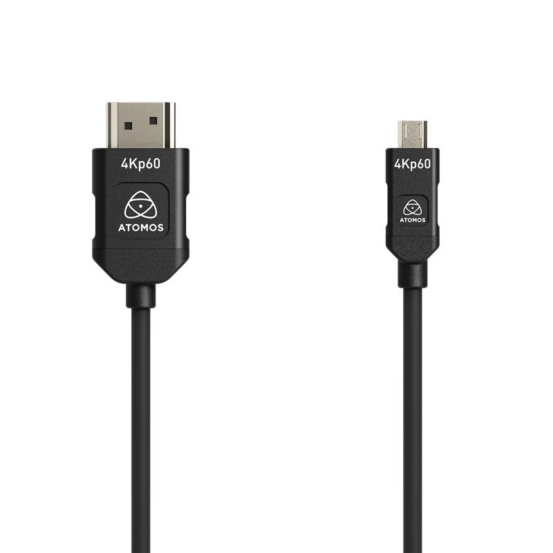 ATOMOS Micro HDMI 4K60p 45cm