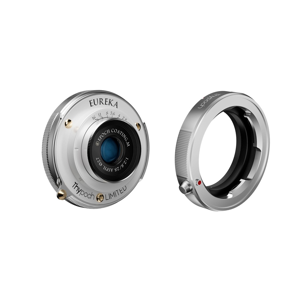 THYPOCH Eureka 28mm f2.8 ASPH Leica M Mount + M-X-Adapter - Pearl White