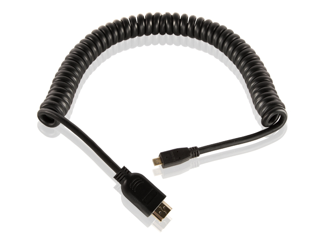 SHAPE 24" HDMI TO MICRO HDMI COILED CABLE