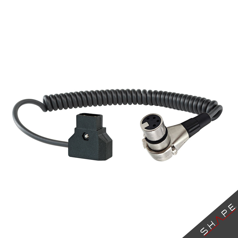 SHAPE D-Tap to 4-Pin XLW Coiled Cable