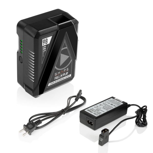 SHAPE 14.8V 98Wh wiederaufladbare Lithium-Ionen V-Mount Batterie