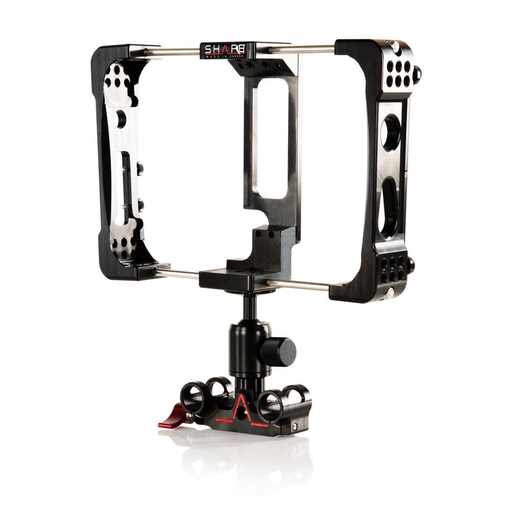SHAPE Cage mit 15mm Rod Bloc und Kugelgelenkkopf für Atomos Flame Serie