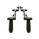 SHAPE Telescopic Black Handle Arri Rosette