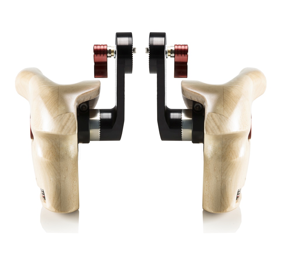 [SHW-HAND14] SHAPE Double Wooden Handles mit Arri Rosette