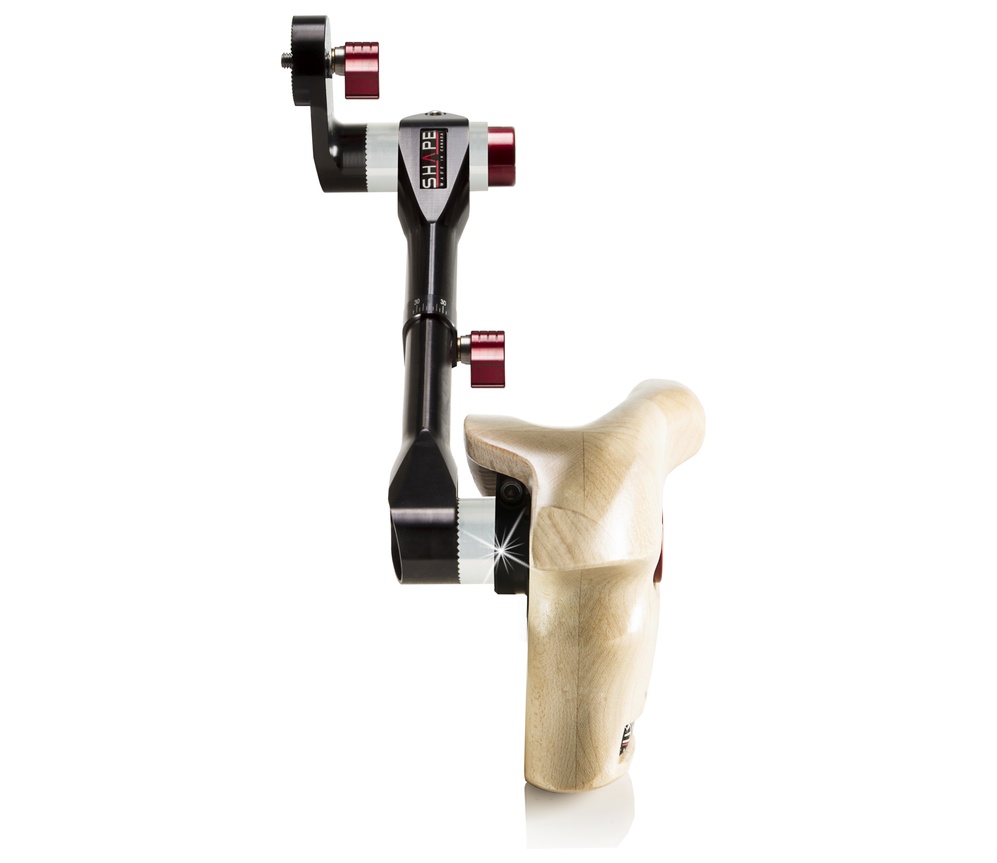 SHAPE Telescopic Wooden Handle Single left Arri Rosette