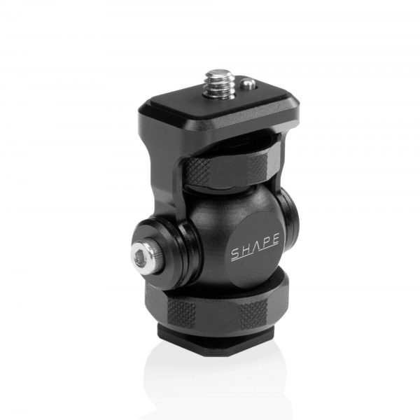 SHAPE Friction Swivel and Tilt monitor, Licht, Microphone Mount Cold Shoe Base