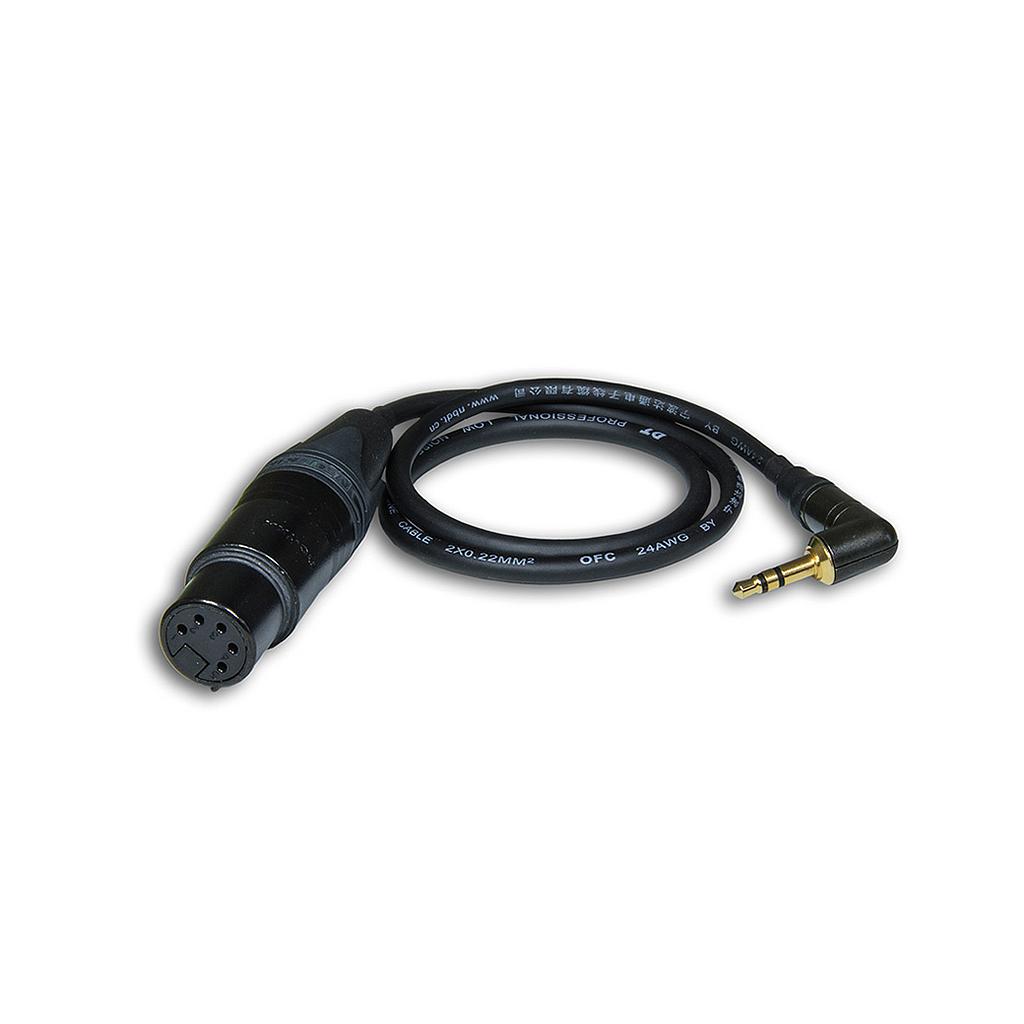 BEACHTEK MINI 5-pin XLR to 3.5mm stereo miniplug