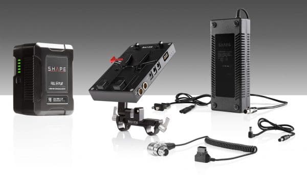 SHAPE 98Wh BATTERY KIT, D-box Camera Power and Charger for Canon C500 MKII and C300 MKIII