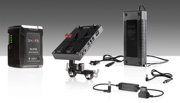 SHAPE Batterie Kit mit D-box Camera Power und Charger für Sony FX9