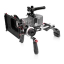 SHAPE RED Komodo shoulder mount with Matte Box and Follow Focus