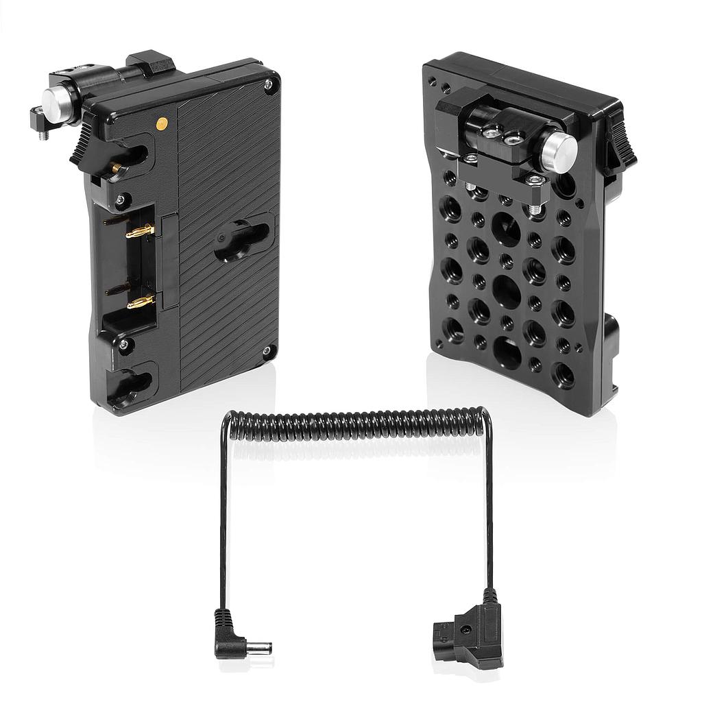 SHAPE Gold mount pivoting battery plate for Canon C70