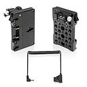 SHAPE Gold mount pivoting battery plate for Canon C70