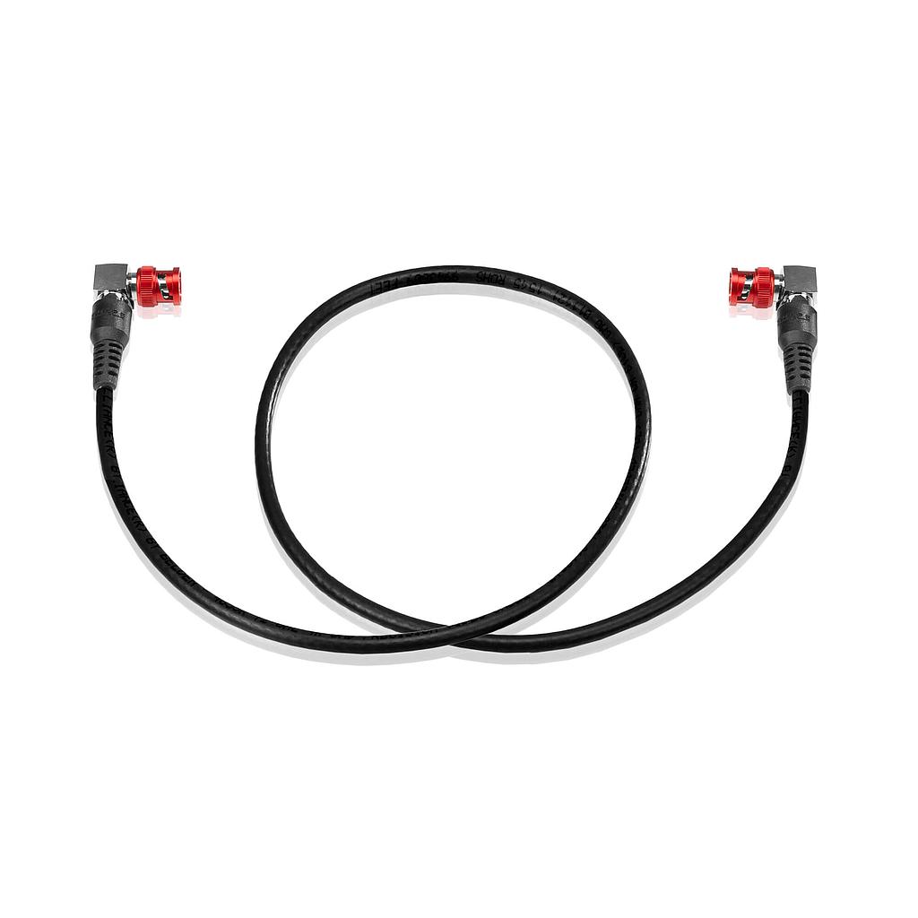 SHAPE 4K-12G SDI Coaxial Cable 24" 90 Degree Connectors