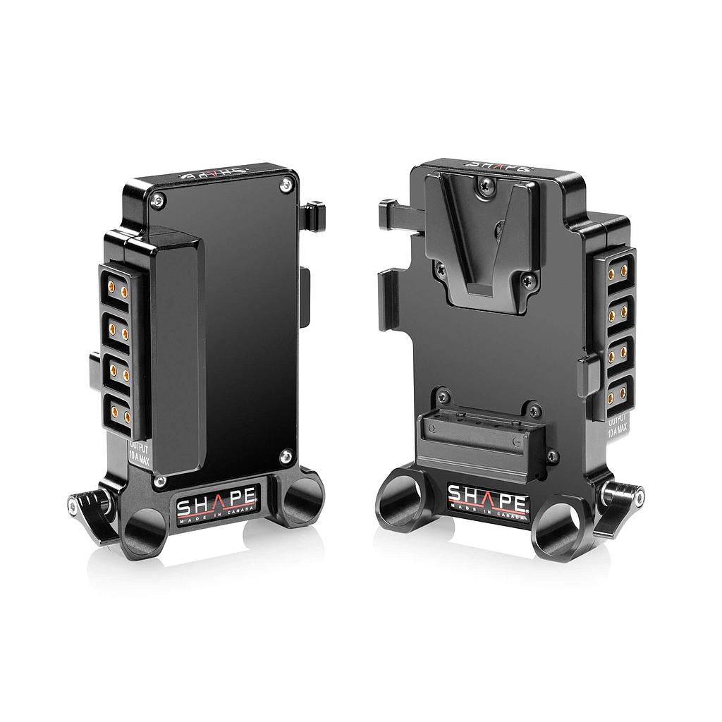 SHAPE Multi D-Tap V-Mount Plate 15mm LWS Rod Mount