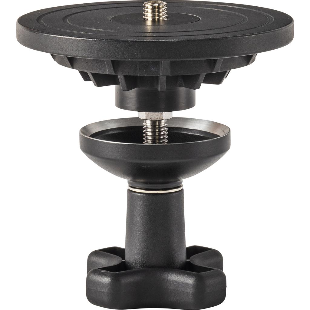 LIBEC Flat Base Adapter for 75mm/100mm Bowl Tripods