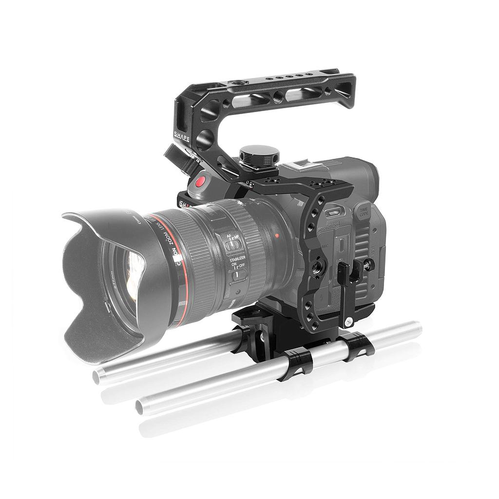 [SHR5CROD] SHAPE Camera Cage für CANON R5C/R5/R6 mit 15mm LW Rod System