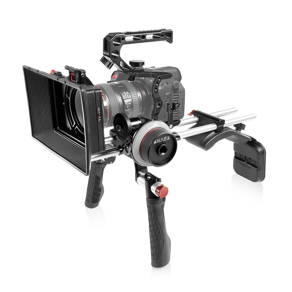 SHAPE Shoulder Mount Kit Matte Box Follow Focus für CANON R5C/R5/R6