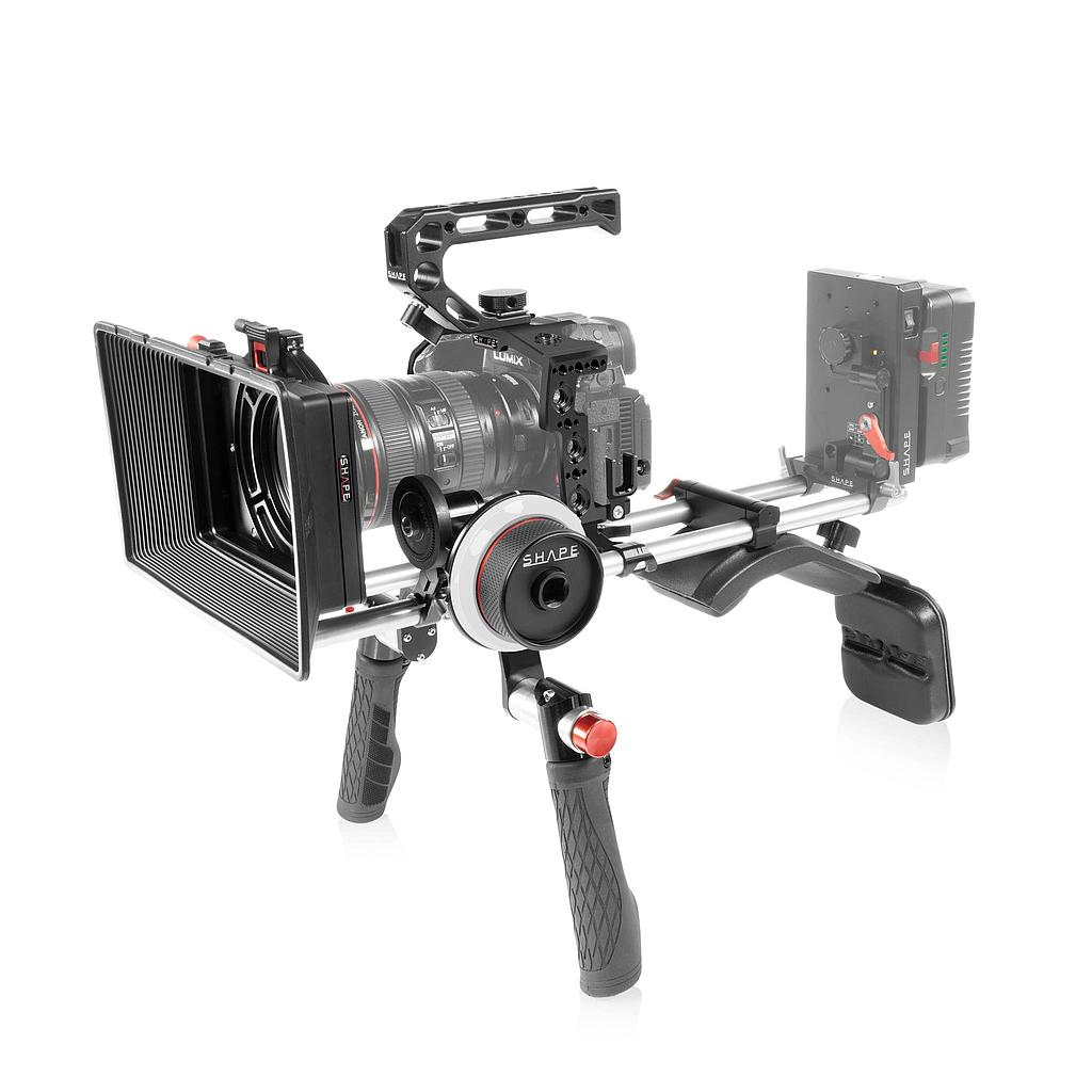 SHAPE Shoulder Mount Kit Matte Box Follow Focus für PANASONIC LUMIX GH6