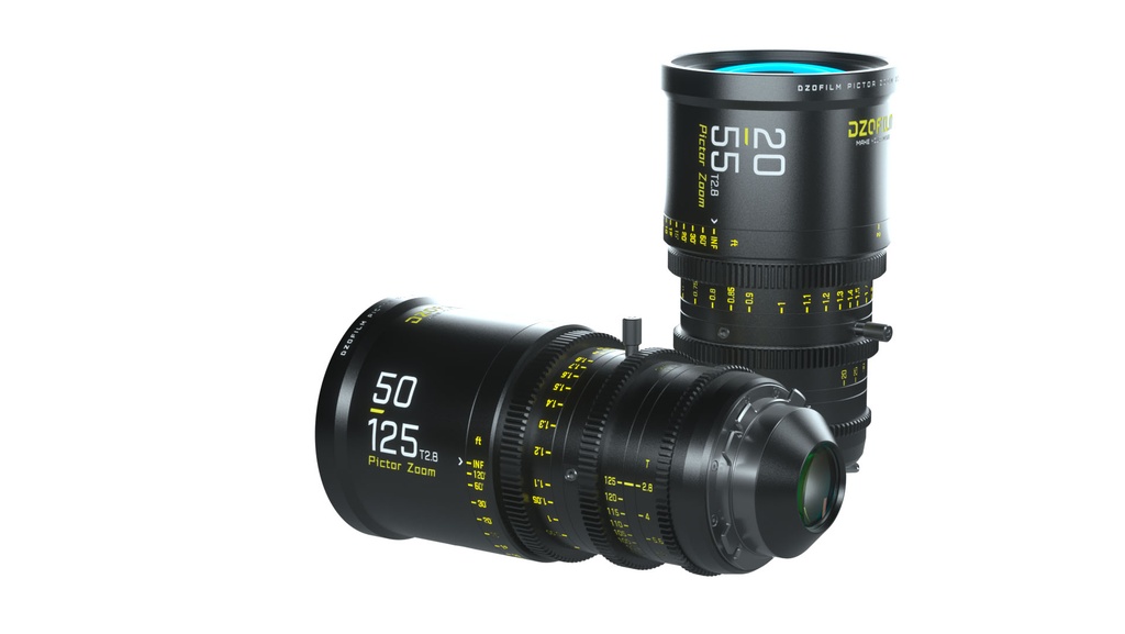 DZOFILM Pictor Zoom 2-Lens Kit (50-125/20-55 T2.8) Black