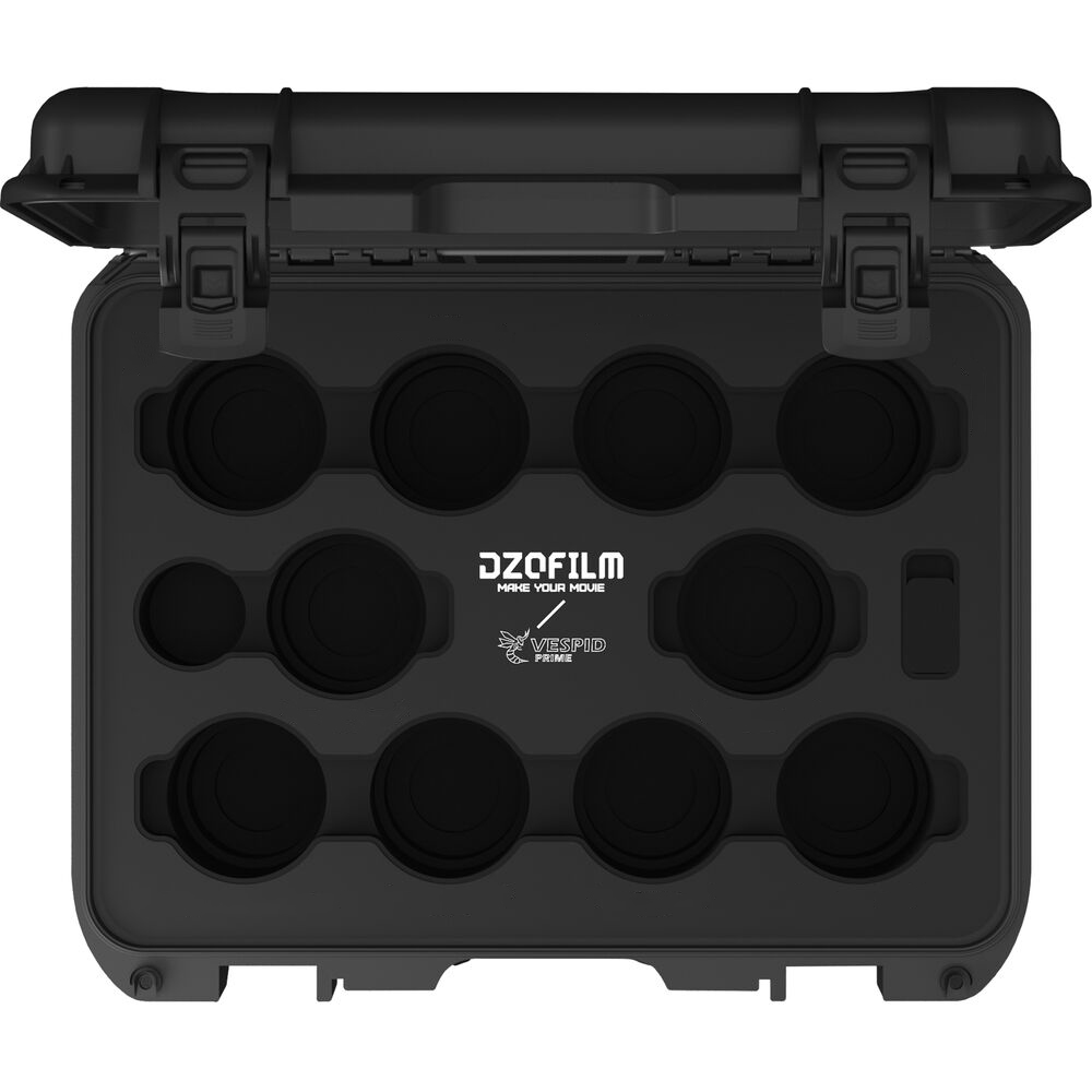 [DZO-CaseV10] DZOFILM Hard Case for Vespid Prime 10-Lens Kit (16/21/25/35/40/50/75/100/125/Macro 90)