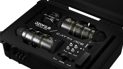[DZO-FFCattaA-BUNDLE] DZOFILM Catta Ace Zoom 2-Lens Kit (35-80/70-135 T2.9) Black