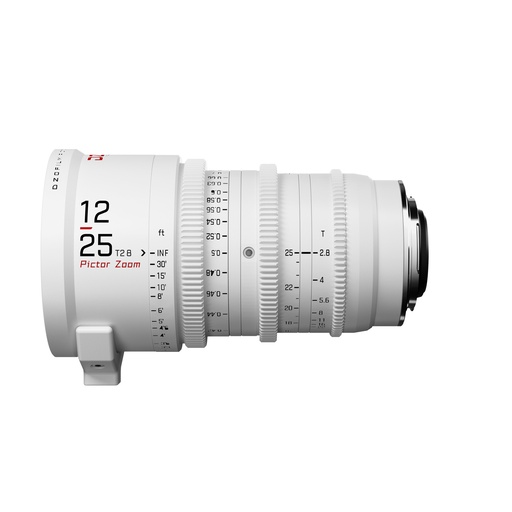 [DZO-7220004W] DZOFILM Pictor Zoom 12-25 T2.8 White for PL/EF Mount (S35)