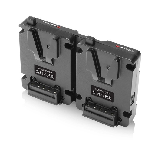 [SHDVHMP] SHAPE Dual V-Mount Hot Swap Mini Battery Plate